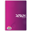 ΤΕΤΡΑΔΙΟ ΣΠ. DESIGN 17Χ25 Β5 2Θ 4 ΧΡΩΜΑΤΑ 60φ./120σελ.