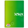 ΤΕΤΡΑΔΙΟ ΣΠ. DESIGN 17Χ25 Β5 2Θ 4 ΧΡΩΜΑΤΑ 60φ./120σελ.