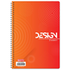 ΤΕΤΡΑΔΙΟ ΣΠ. DESIGN 17Χ25 Β5 2Θ 4 ΧΡΩΜΑΤΑ 60φ./120σελ.