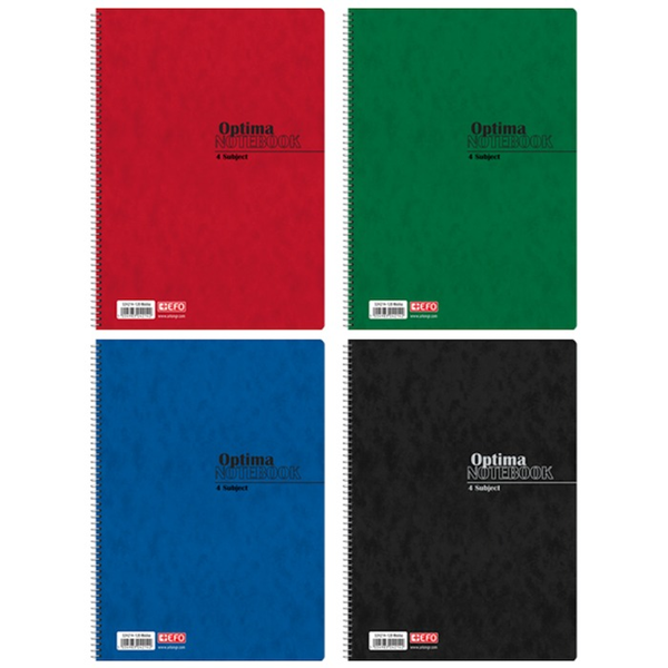 ΤΕΤΡΑΔΙΟ ΣΠΙΡΑΛ OPTIMA 21Χ29cm A4 5Θ 150φ./300σελ.