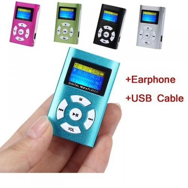 MP3 PLAYER NAXIUS LCD SCREEN +EARPHONES