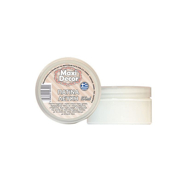 ΠΑΤΙΝΑ ΝΕΡΟΥ MAXI DECOR ΛΕΥΚΗ BAZO 100ml 258975