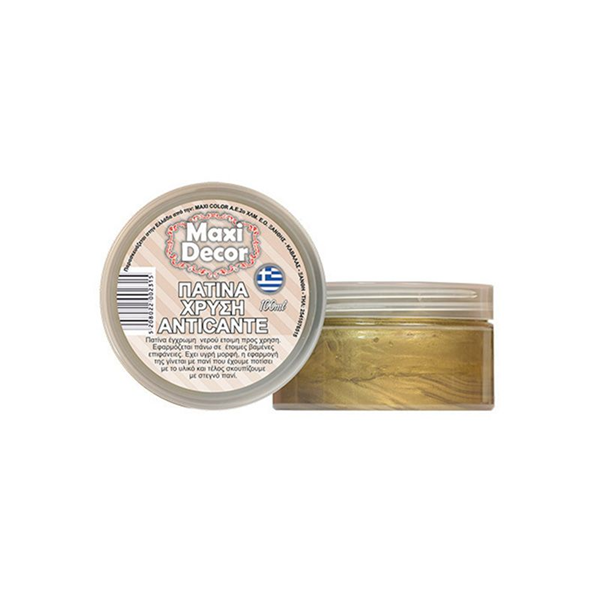 ΠΑΤΙΝΑ ΝΕΡΟΥ MAXI DECOR ΧΡΥΣΗ ANTICANTE BAZO 100ml 253840