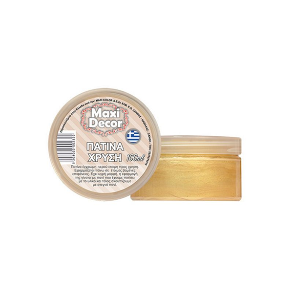 ΠΑΤΙΝΑ ΝΕΡΟΥ MAXI DECOR ΧΡΥΣΗ BAZO 100ml 253857
