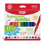 ΜΑΡΚΑΔΟΡΟΙ JUMBO +EFO SUPERCOLOR ΠΛΕΝΟΜΕΝΟΙ 12 ΧΡΩΜΑΤΑ ΝΕΟ !