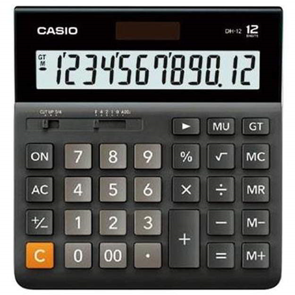 ΑΡΙΘΜΟΜΗΧΑΝΗ CASIO 12ΨΗΦ. DH-12 WIDE-FORMAT KEY 15X16cm