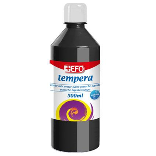 ΤΕΜΠΕΡΑ +EFO 500ml ΜΑΥΡΟ-BLACK No 385514