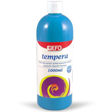 ΤΕΜΠΕΡΑ +EFO 1000ml ΜΠΛΕ CYAN  No 386510