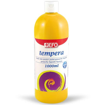 ΤΕΜΠΕΡΑ +EFO 1000ml ΚΙΤΡΙΝΟ YELLOW No 386502