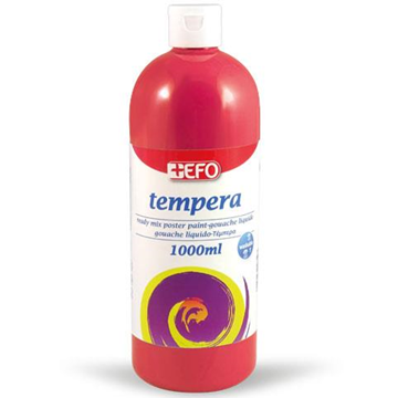 ΤΕΜΠΕΡΑ +EFO 1000ml KOKKINO KARMIN No 386505