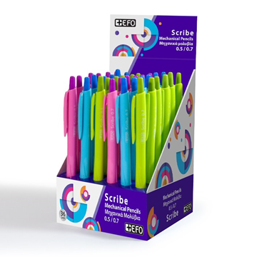 ΜΗΧΑΝΙΚΟ ΜΟΛΥΒΙ +EFO 0,5 0,7mm 3 ΧΡΩΜΑΤΑ 590640