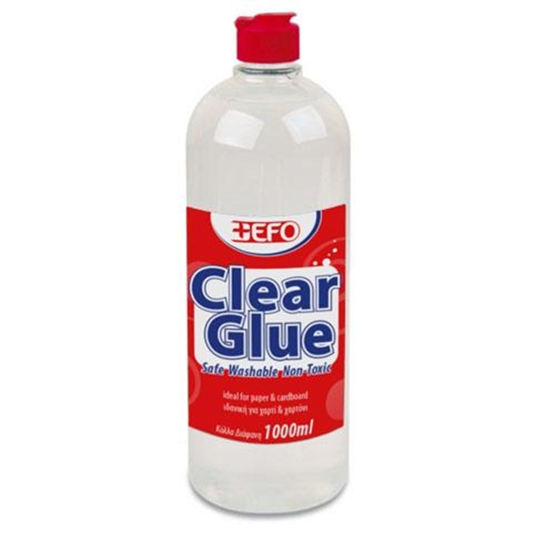 ΚΟΛΛΑ ΔΙΑΦΑΝΗ 1 ΛΙΤΡΟΥ +EFO  770180