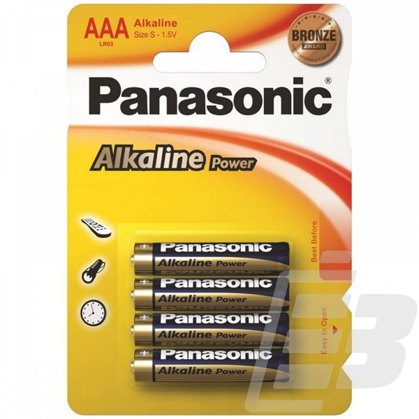 ΜΠΑΤΑΡΙΕΣ PANASONIC AA LR-06 SET 4-ΤΕΜ ALKALINE 1.5V