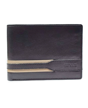 ΠΟΡΤΟΦΟΛΙ ΑΝΔΡΙΚΟ ΓΝΗΣΙΟ ΔΕΡΜΑ LUXUS LX5933 13X2.00X10cm  ΜΑΥΡΟ-KAΦΕ RFID ΠΡΟΣΤΑΣΙΑ