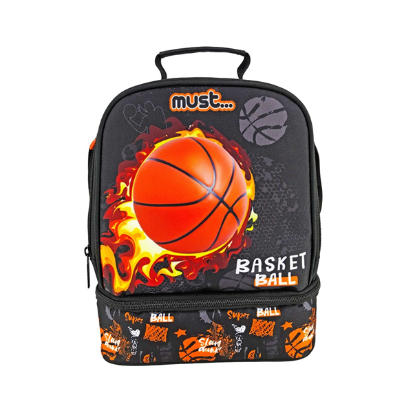 ΤΣΑΝΤΑΚΙ ΦΑΓΗΤΟΥ MUST YUMMY 22Χ16Χ28 ΙΣΟΘΕΡΜΙΚΟ BASKETBALL