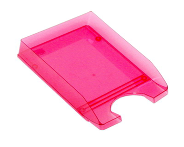 ΔΙΣΚΟΣ ΕΓΓΡΑΦΩΝ ECOM ΔΙΑΦΑΝΕΣ-KOKKINO  25Χ34Χ6,5cm A4