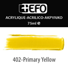 ΑΚΡΥΛΙΚΟ ΧΡΩΜΑ EFO 75ml YELLOW PRIMARY ΚΙΤΡΙΝΟ σωληνάριο 388402