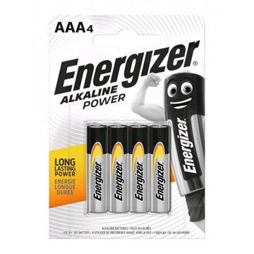 ΜΠΑΤΑΡΙΕΣ ENERGIZER AAA LR-03 SET 4-ΤΕΜ ALKALINE 1.5V
