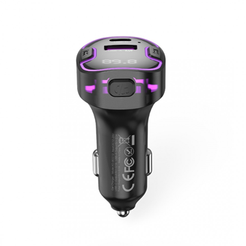 ΑΝΑΜΕΤΑΔΟΤΗΣ FM-TRANSMITER +CHARGER FM BCC12 Bluetooth MP3 car charger 3,1A 15.5WATT MAX  black