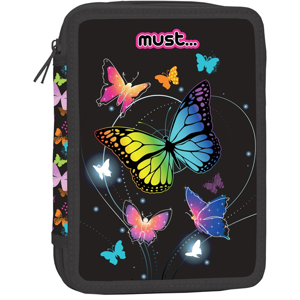 ΚΑΣΕΤΙΝΑ ΔΙΠΛΗ ΓΕΜΑΤΗ MUST 15X5X21 BUTTERFLIES