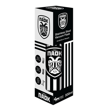 ΘΕΡΜΟΣ 500ML ΑΝΟΞΕΙΔΩΤΟ 26,5X7 ΠΑΟΚ