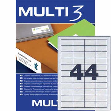 ΕΤΙΚΕΤΕΣ MULTI 3  48,5X25,4  Π100Φ LASER-INK-COPY
