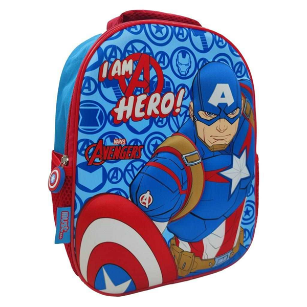 ΤΣΑΝΤΑ ΠΛΑΤΗΣ ΝΗΠΙΟΥ 26Χ10Χ32 1ΘΗΚΗ 3D EVA AVENGERS I AM  A HERO!