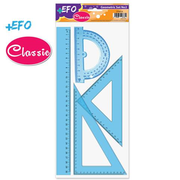 ΓΕΩΜΕΤΡΙΚΟ ΣΕΤ 4 TMX +EFO 30εκ. CLASSIC No770525