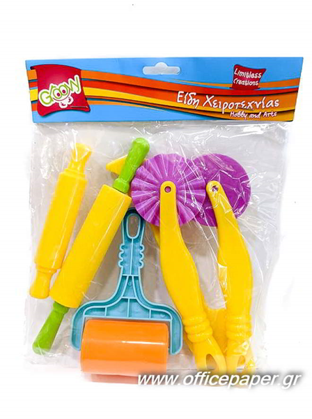 ΕΡΓΑΛΕΙΑ ΠΗΛΟΥ-ΠΛΑΣΤΕΛΙΝΗΣ GROOVY 20X20εκ. 6 ΤΕΜ 0.76.076