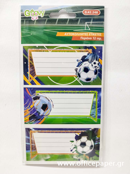 ΕΤΙΚΕΤΕΣ ΣΧΟΛΙΚΕΣ 12TEM ΑΝΑ ΠΑΚΕΤΟ 35Χ75ΜΜ  ΔΙΑΦΟΡΑ ΣΧΕΔΙΑ 0.42.248