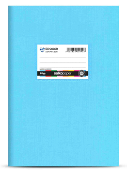 ΤΕΤΡΑΔΙΟ EX-COLOR ΣΙΕΛ ΡΙΓΕ 17Χ25 50Φ 80gr
