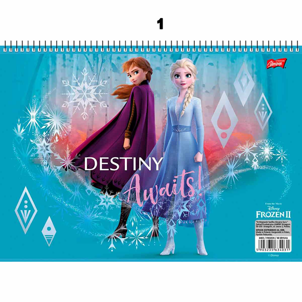 ΜΠΛΟΚ ΖΩΓΡΑΦΙΚΗΣ FROZEN ΙΙ 21X29cm A4 40Φ 2 ΕΞΩΦΥΛΛΑ 3403
