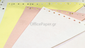 ΧΑΡΤΙ ΜΗΧ/ΣΗΣ 11Χ9,5  (Α4) 3ΠΛΟ ΛΕΥΚΟ-ΡΟΖ-ΚΙΤΡΙΝΟ 750Φ ΜΕ ΟΠΕΣ