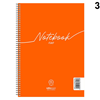 ΤΕΤΡΑΔΙΟ ΣΠΙΡΑΛ MONO SALKO NOTEBOOK FLUO 21X29 120Φ-240σελ. ΘΕΜΑΤΑ 4 6429
