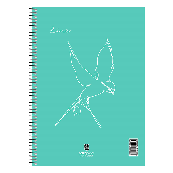 ΤΕΤΡΑΔΙΟ ΣΠΙΡΑΛ MONO SALKO LINE 21X29 90Φ-180σελ. ΘΕΜΑΤΑ 3 5548