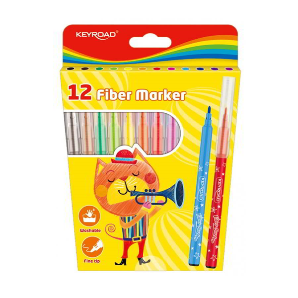 ΜΑΡΚΑΔΟΡΟΙ KEYROAD ΛΕΠΤΟΙ 12 ΧΡΩΜΑΤΑ KR971587