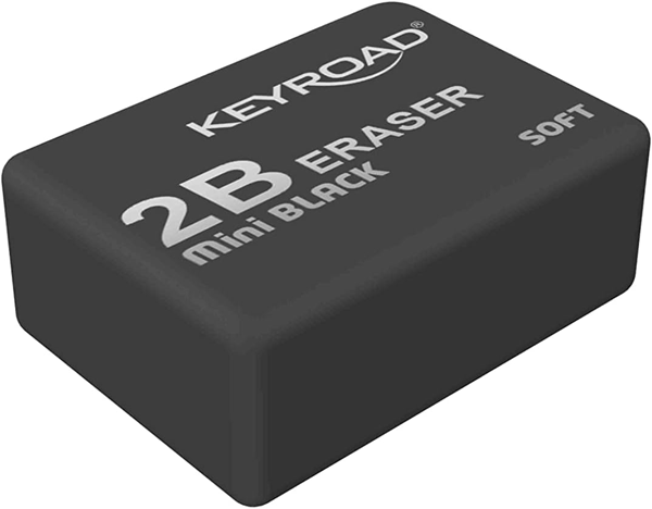 ΓΟΜΟΛΑΣΤΙΧΑ KEYROAD MINI BLACK 3X2X1cm KR971793