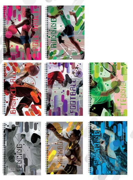 ΤΕΤΡΑΔΙΟ ΣΠΙΡΑΛ A4 21Χ29cm PULSE 2 ΘΕΜΑΤΑ 60Φ 70gr. ΔΙΑΦΟΡΑ ΣΧΕΔΙΑ