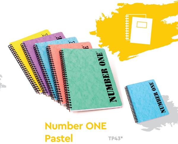 ΤΕΤΡΑΔΙΟ ΣΠΙΡΑΛ B5 17Χ25cm NUMBER ONE 2 ΘΕΜΑΤΑ 60Φ 70gr. ΔΙΑΦΟΡΑ ΣΧΕΔΙΑ