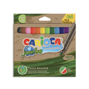 ΜΑΡΚΑΔΟΡΟΙ CARIOCA JOY ECO RECYCLED ΣΕΤ 12 ΤΕΜΑΧΙΑ 2.8mm FINE  TIP  43100