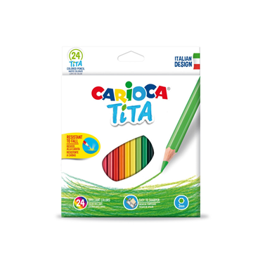 ΞΥΛΟΜΠΟΓΙΑ CARIOCA TITA 24 TEM ΜΕΓΑΛΗ 3mm TIP-FALL RESISTANT
