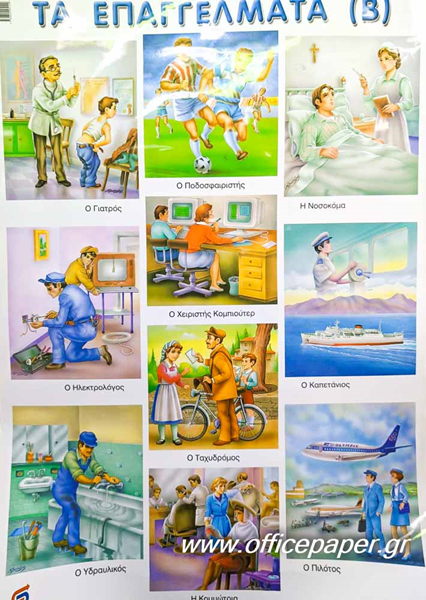 ΑΦΙΣΑ ΕΚΠΑΙΔΕΥΤΙΚΗ -ΤΑ ΕΠΑΓΓΕΛΜΑΤΑ   60Χ80ΕΚ. ΣΥΜΡΝΙΩΤΑΚΗΣ