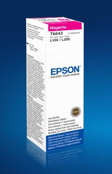 ΜΕΛΑΝΗ EPSON  Τ6643 MAGEN 70ml  L100-200-300-350...