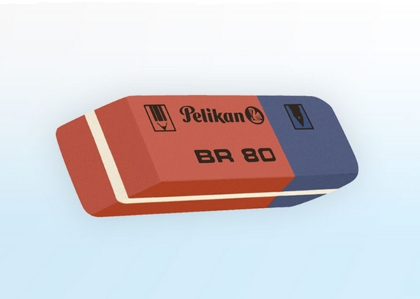 ΓΟΜΟΛΑΣΤΙΧΑ PELIKAN  BR-80 ΜΙΝΙ ΔΙΧΡΩΜΗ