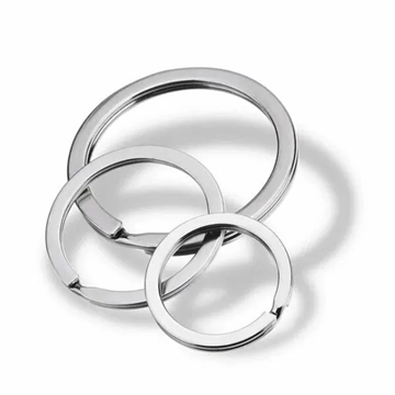 ΚΡΙΚΟΙ ΚΛΕΙΔΙΩΝ ΠΛΑΚΕ Φ30mm ΜΕΤΑΛΛΙΚΟΙ SILVER ΣΕΤ/10ΤΕΜ