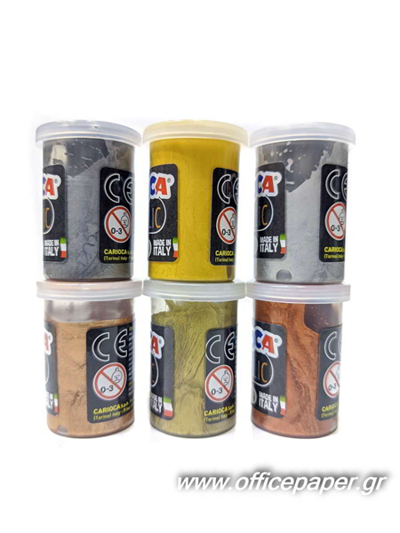 ΤΕΜΠΕΡΑ CARIOCA METALLIC 6Χ25ml SUPERWASHABLE