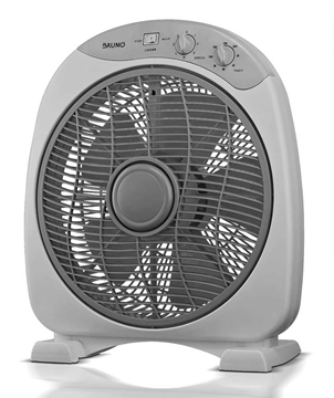 ΑΝΕΜΙΣΤΗΡΑΣ BRUNO ανεμιστήρας Box Fan BRN-0184, επιτραπέζιος/δαπέδου, 38W 32cm, γκρ
