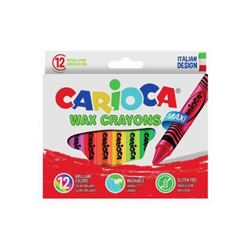 ΚΗΡΟΜΠΟΓΙΕΣ CARIOCA 12TEM 10εκ. JUMBO ΧΟΝΔΡΕΣ