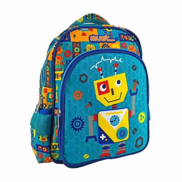 ΤΣΑΝΤΑ ΠΛΑΤΗΣ ΝΗΠΙΟΥ 27Χ10Χ31 2ΘΗΚΕΣ ME LED ΦΩΤΑΚΙΑ ROBOT 000585771