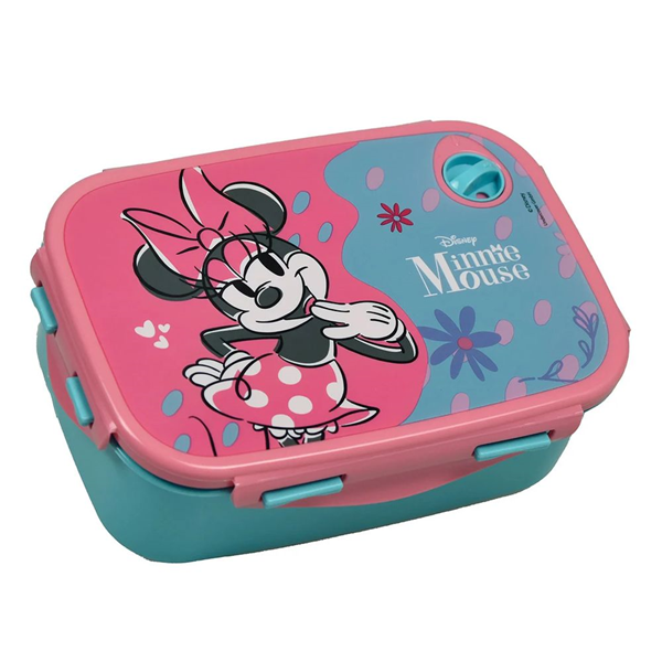 ΦΑΓΗΤΟΔΟΧΕΙΟ MINNIE 553-04265 ΜΕ ΒΑΛΒΙΔΑ ΓΙΑ ΦΟΥΡΝΟ ΜΙΚΡΟΚΥΜΜΑΤΩΝ 17,5x7x13 cm